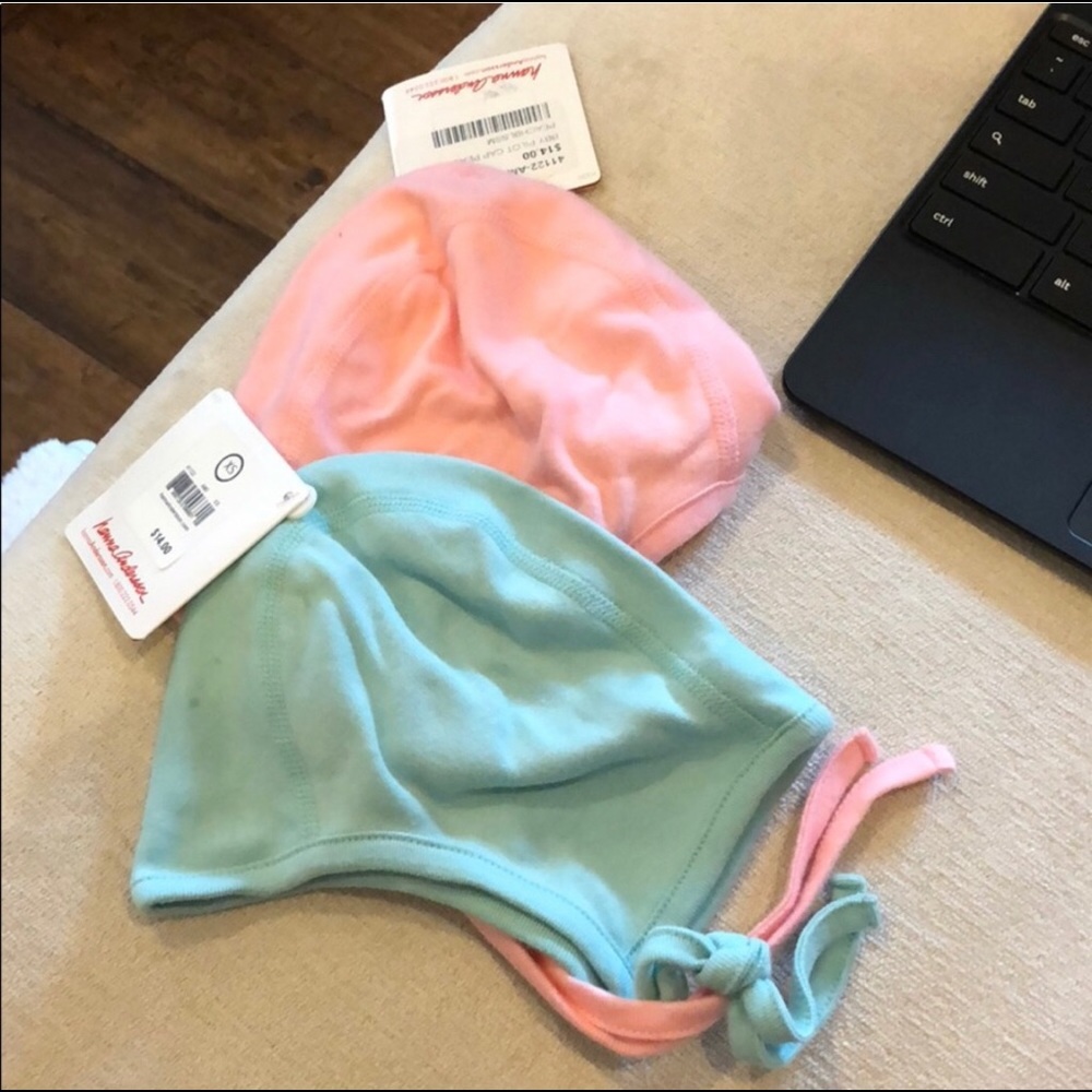 Blue baby pilot cap hat